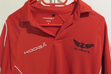 Rugby Jersey / Shirt Scarlets Wales Size Medium polo