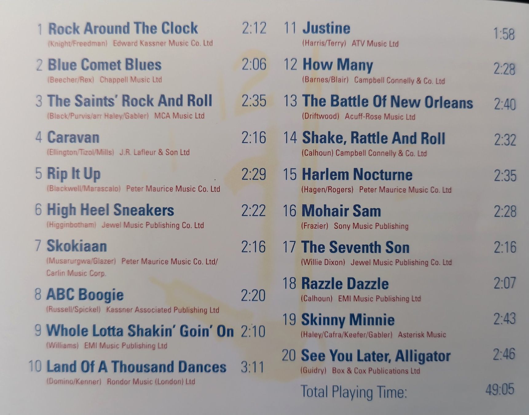 CD: Bill Haley & His Comets - Rock Around The Clock / CD – Usato da Bellach venduto da JingleJerry 2