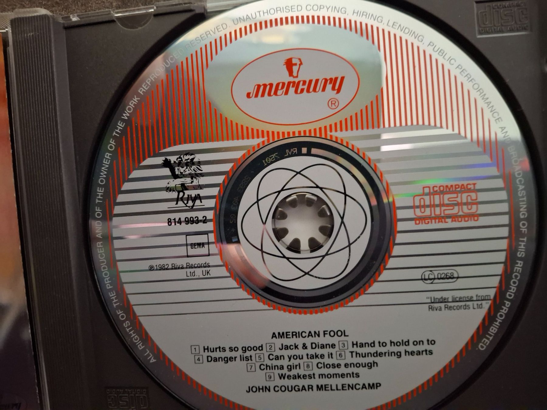 CDs: John Cougar - American Fool – Gebraucht aus St.Gallen von CD_jalamusic 2