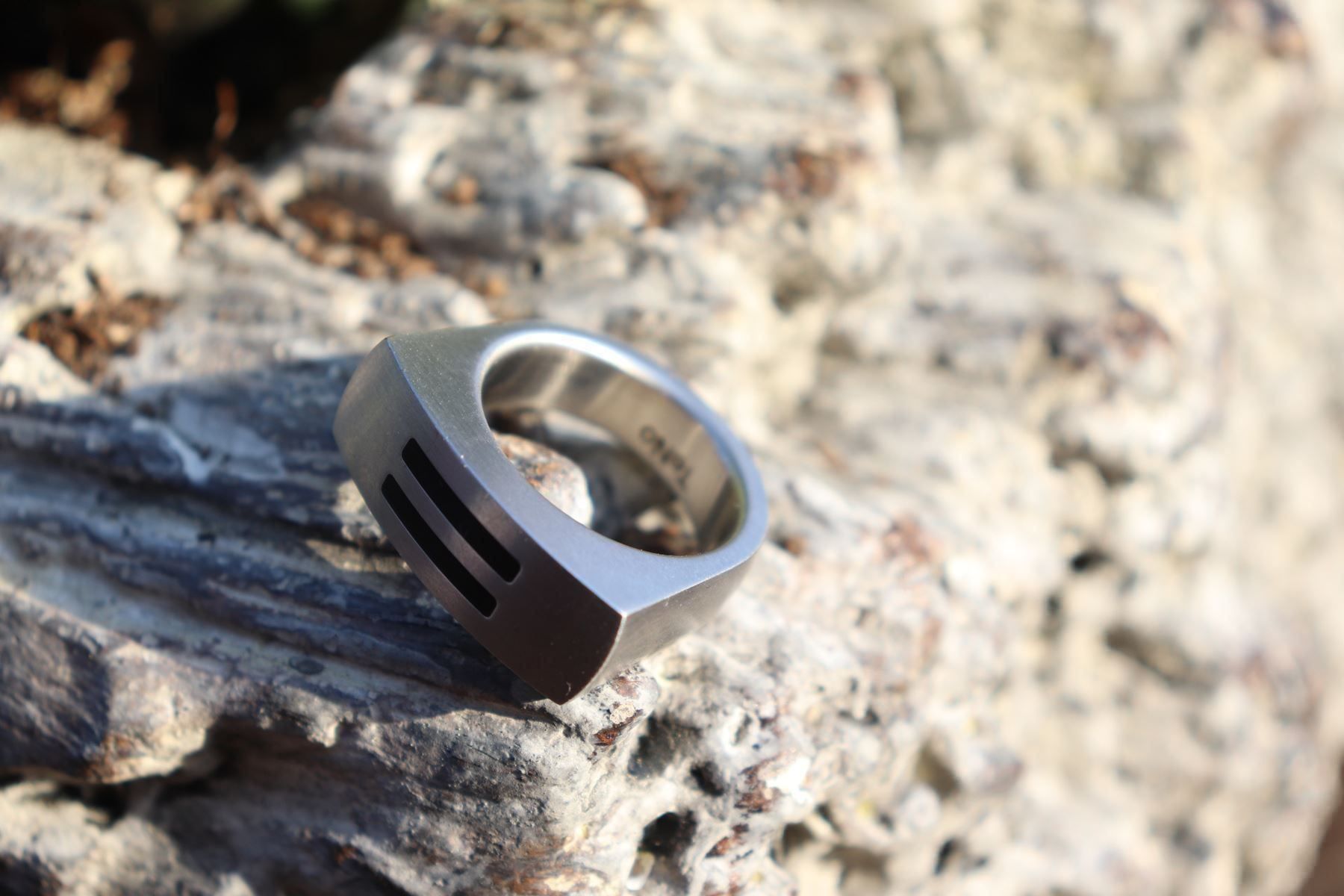 Anelli: Original TeNo Edelstahlring, neu – Nuovo (secondo la descrizione) da Arbon venduto da Helmuth 6