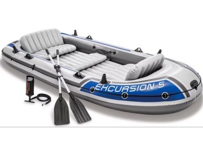 Barche: Intex Excursion 5 Schlauchboot 366cm mit Zubehör – Usato da Nussbaumen AG venduto da skydiver_04
