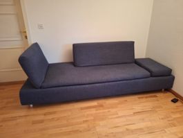 Sofa Marke Bullfrog, dunkelblau guter Zustand 240x88x75x40