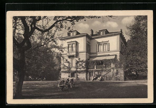 Cartoline postali: AK Zürich, Mädchen-Institut Graf, 1924 – Usato da Berlin venduto da bartko-reher