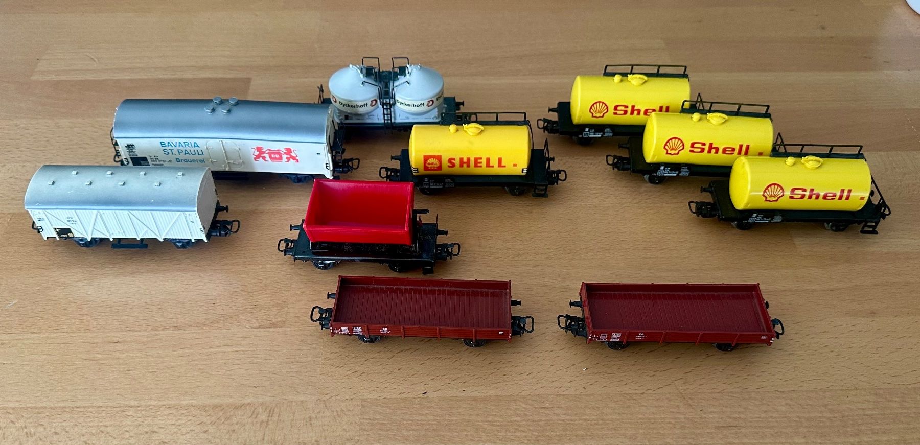 Märklin Modellini di ferrovie: Märklin Güterwagen Set AC H0 – Usato da Oftringen venduto da ib.85
