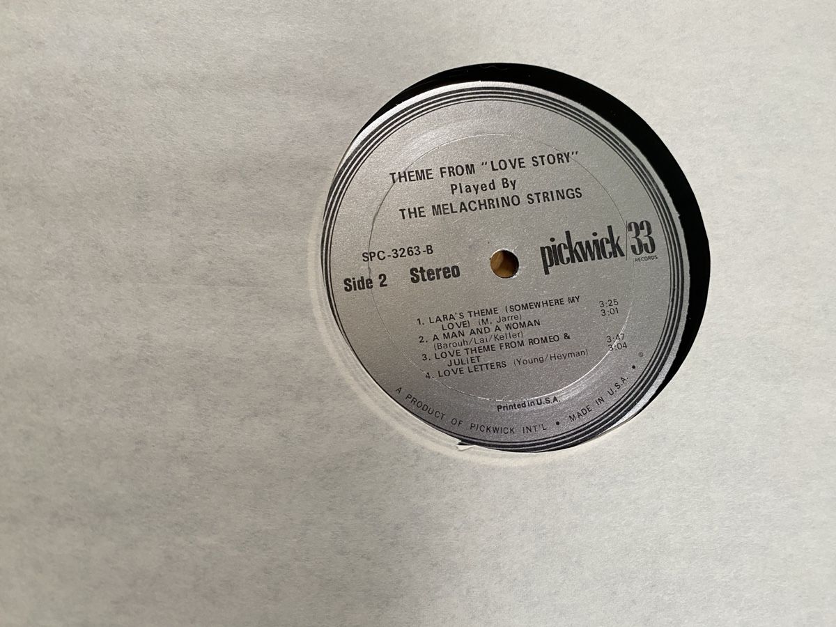 Schallplatten: melachrino-love story LP – Gebraucht aus Liestal von Stephanoceras1 2