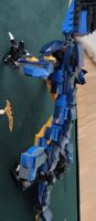 LEGO Ninjago Drache blau gelb akzeptabler Zustand + 2 Figure