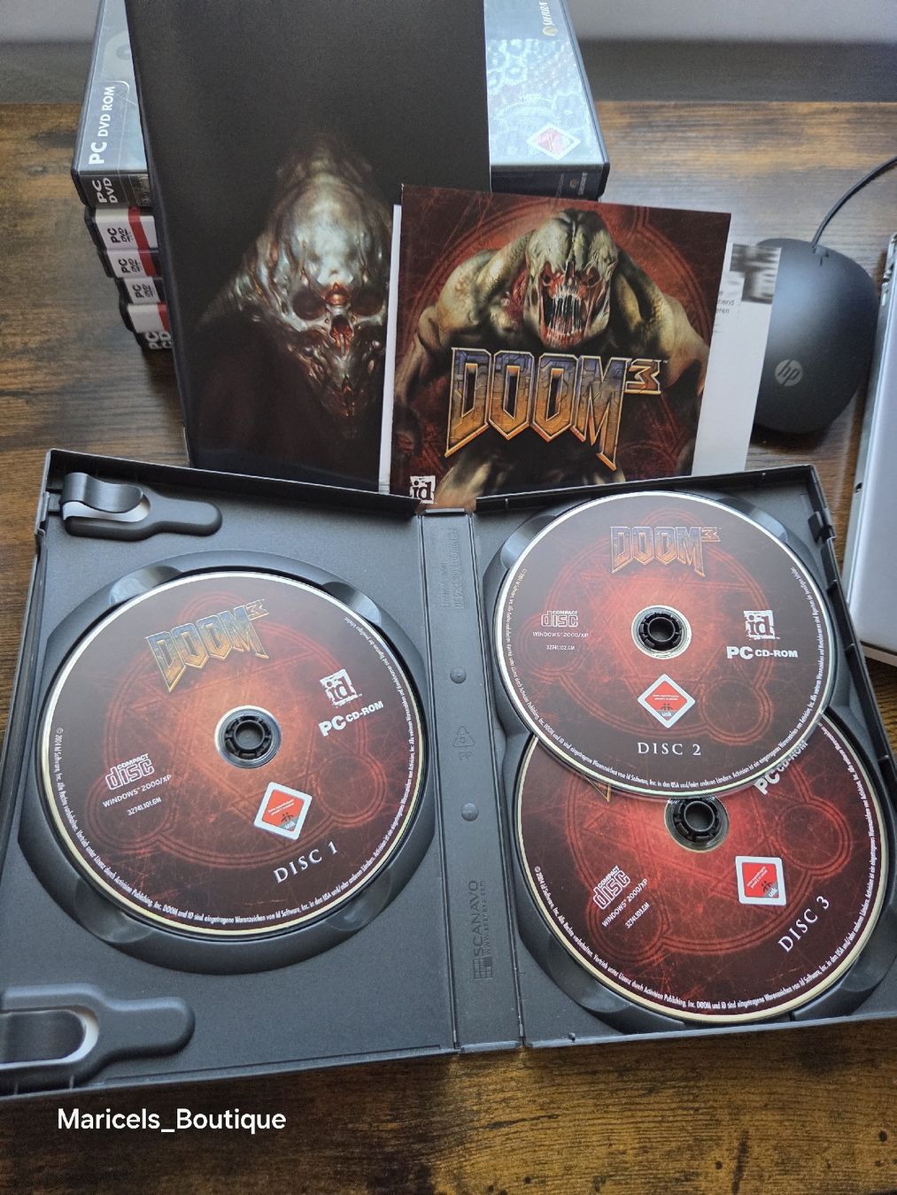 Giochi: Doom 3 PC CD-ROM Uncut edition good condition – Usato da Winterthur venduto da Maricels_Boutique