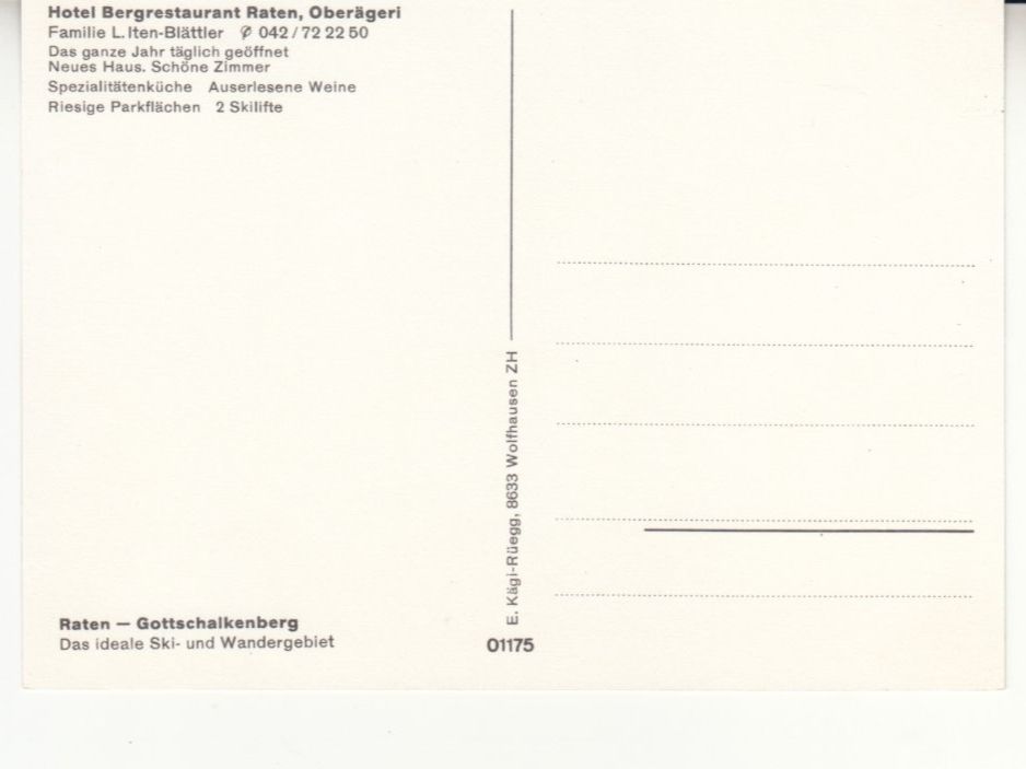 Ansichtskarten: Raten ca. 1980 – Gebraucht aus Bürglen TG von StampGraf 1