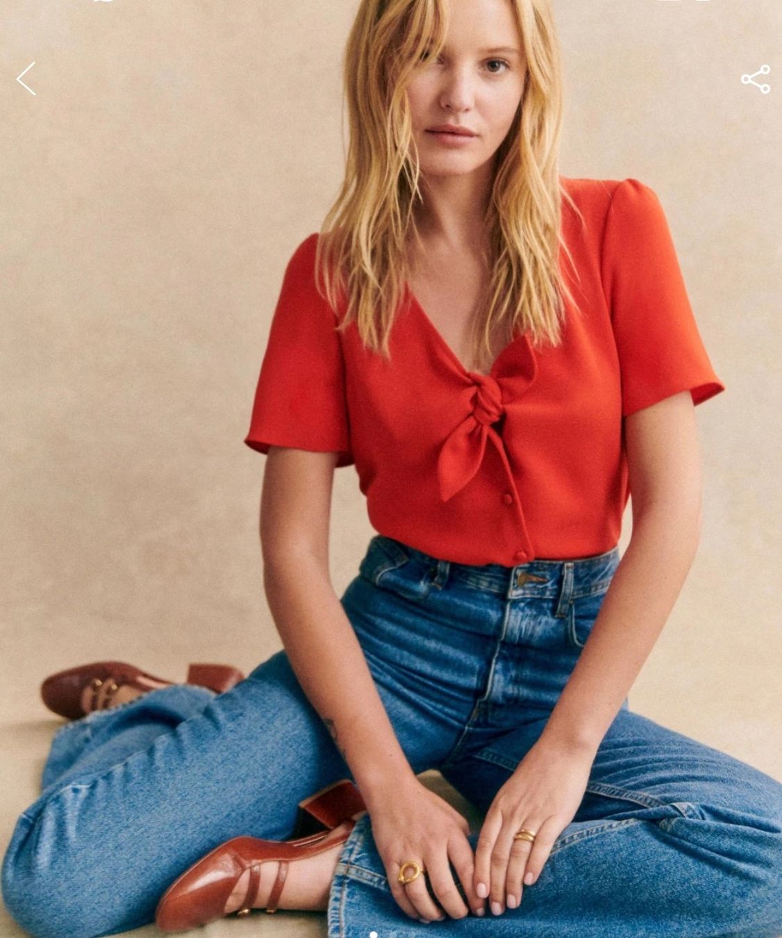 Sezane Top: Blouse Eloine Sézane taille 36 – Nuovo (secondo la descrizione) da Bulle venduto da myerly
