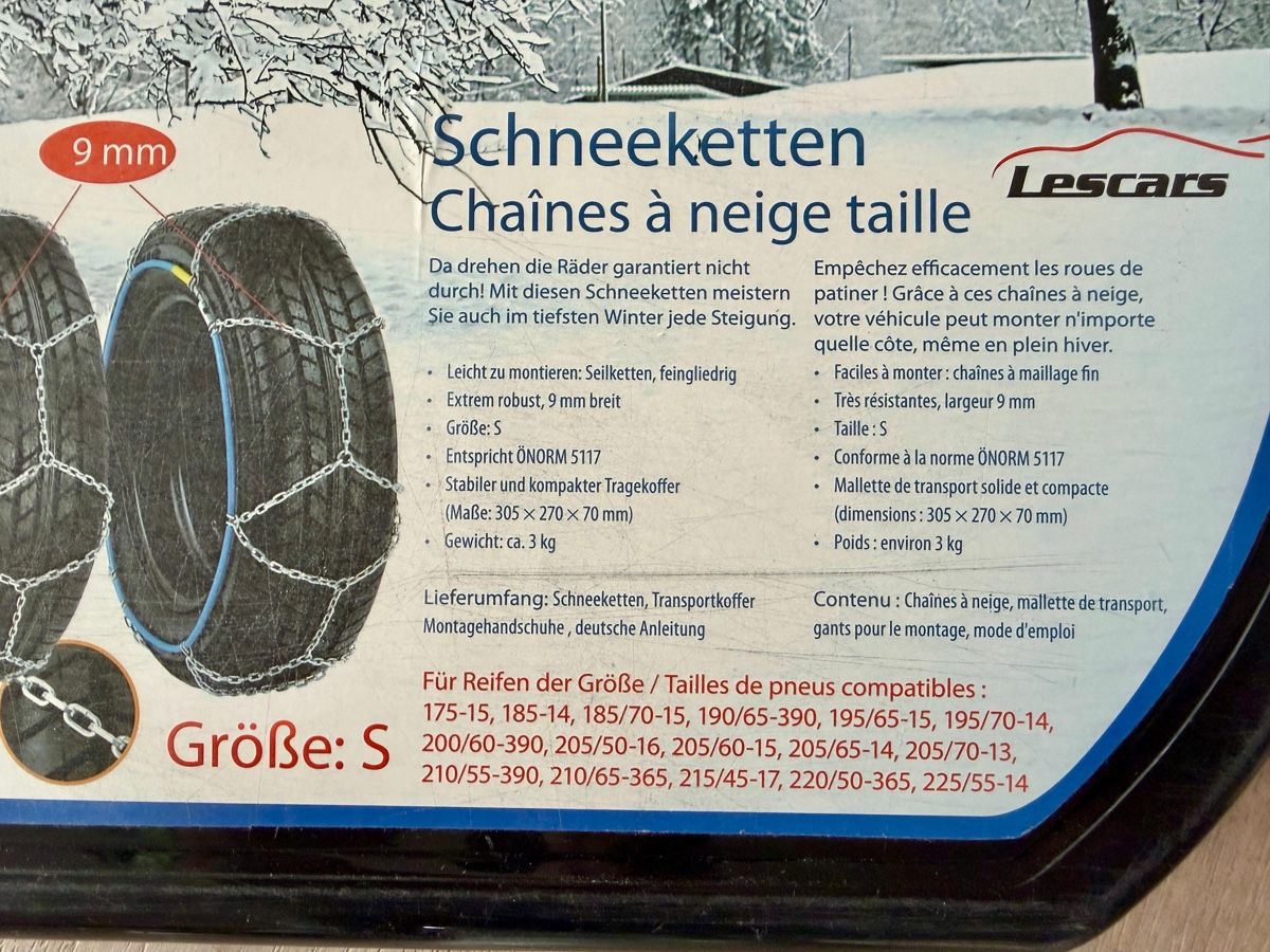 Catene da neve: Schneekette – Nuovo (secondo la descrizione) da Schneisingen venduto da eszterszijarto 1