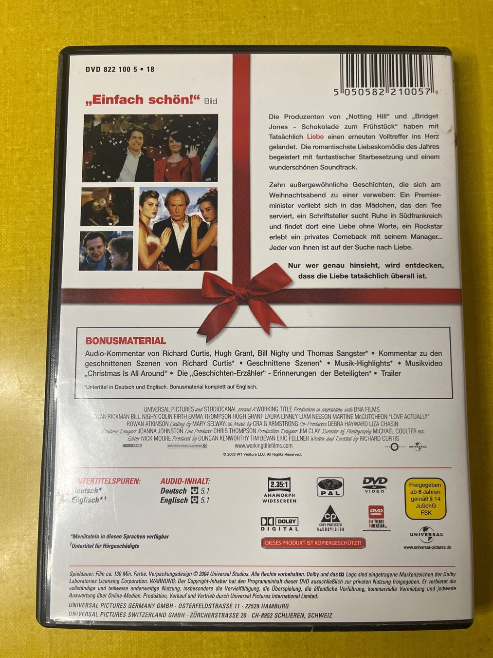Alle DVDs: DVD Tatsächlich...Liebe Hugh Grant Liam Neeson – Gebraucht aus Brugg AG von corkycanada 1
