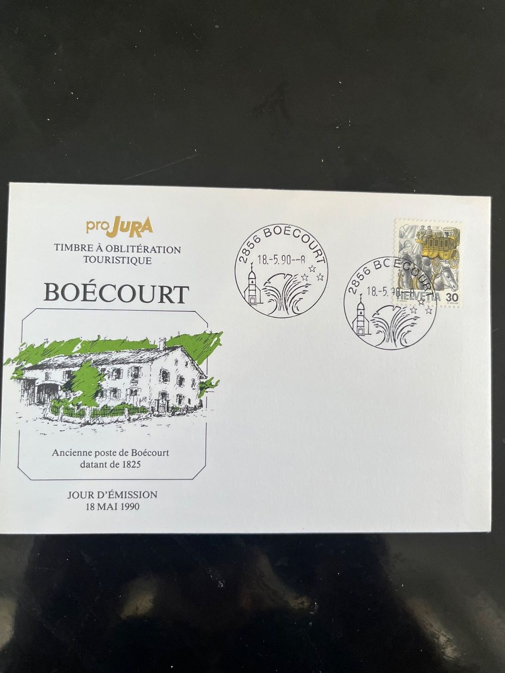 Tutti i francobolli: Boécourt – Nuovo (secondo la descrizione) da Courgenay venduto da Emile-Andre
