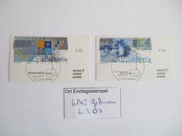 Voll Ort Ersttagsstempel 6142 Gettnau