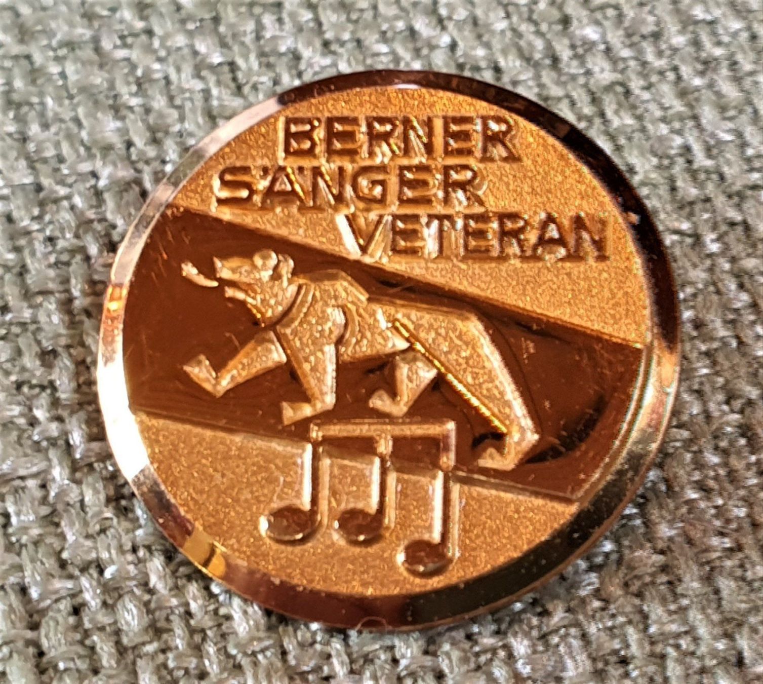 Spille & Fermagli: D330 -  Brosche Berner Sänger Veteran Bär Bern – Usato da Reinach BL venduto da Boston-Verkauf