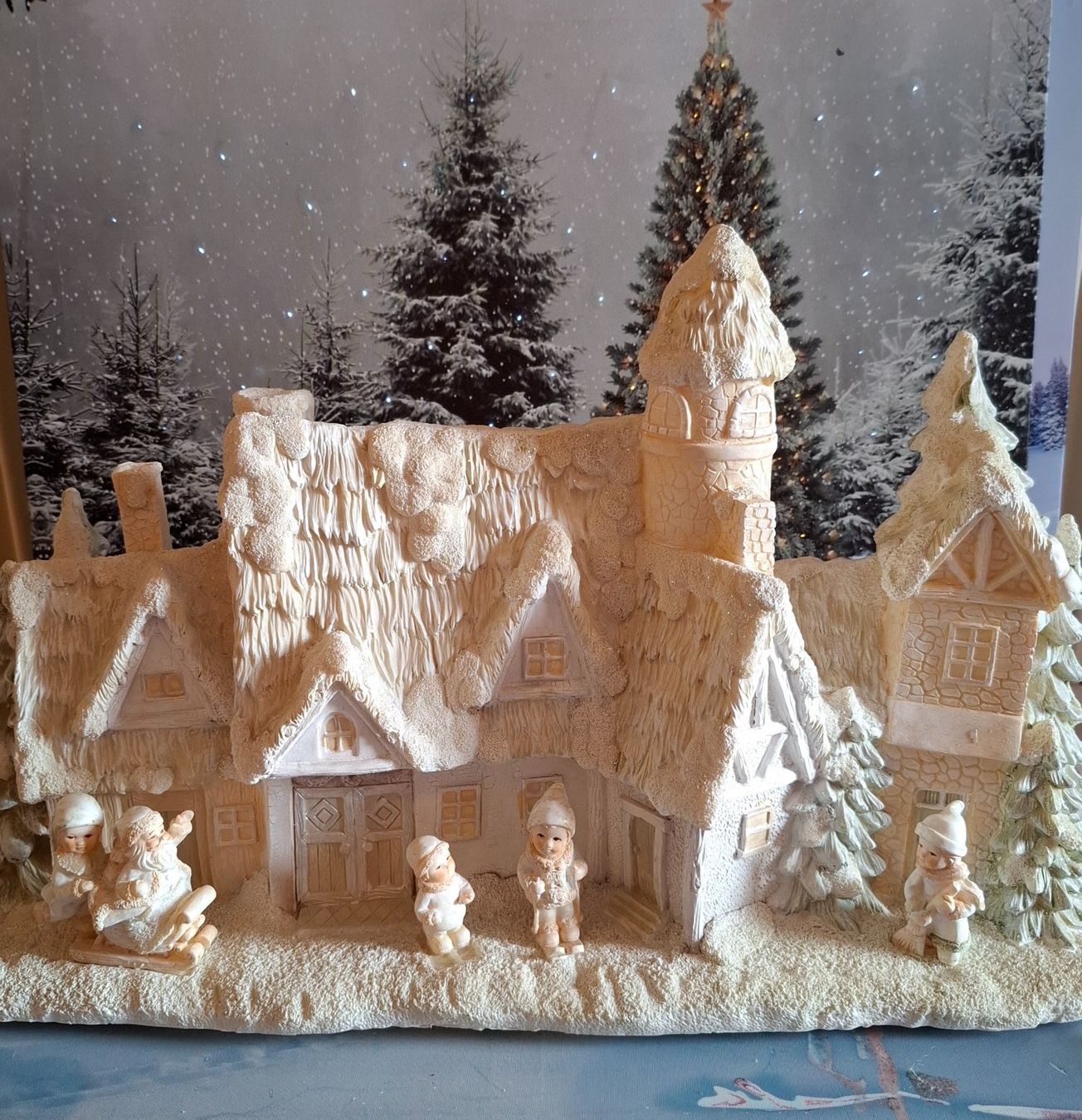 Tutte le decorazioni: BELEUCHTETE WINTERLANDSCHAFT MIT LICHT – Nuovo (secondo la descrizione) da Gretzenbach venduto da schibaya