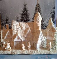 BELEUCHTETE WINTERLANDSCHAFT MIT LICHT