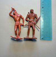 2 Vintage Neandertaler Figuren