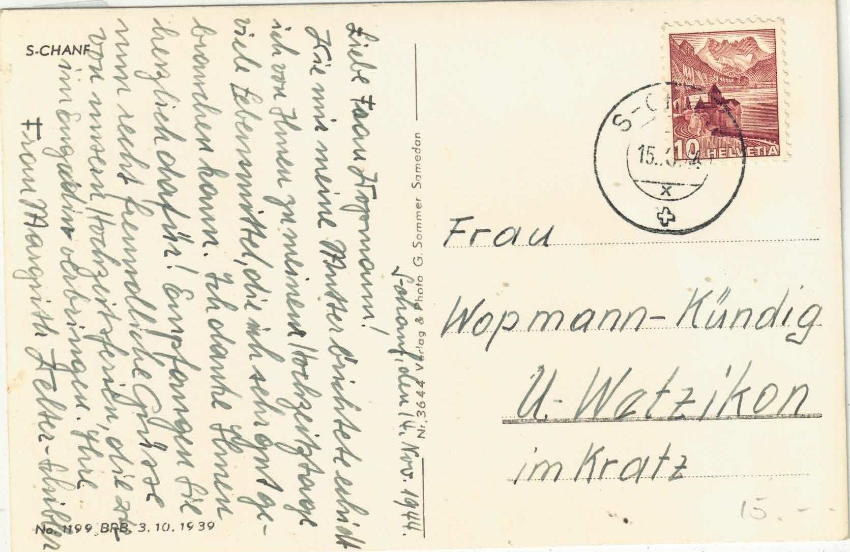 Cartoline postali: Scanfs - Generalansicht – Usato da Ettingen venduto da Kartenplanet 1