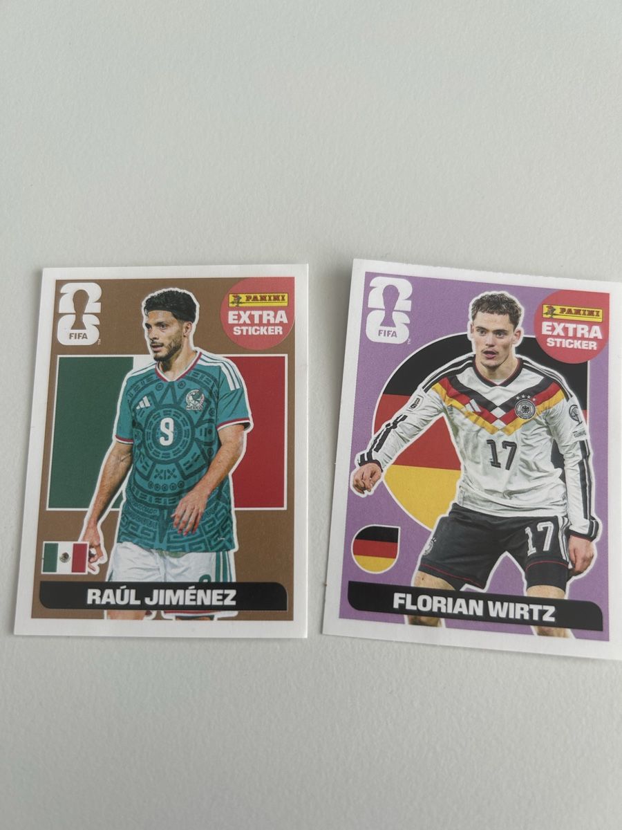 Panini Carte collezionabili: WM extra Sticker Raúl und Wirtz – Usato da Malters venduto da Ala6
