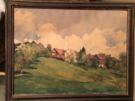 Aquarelle von O.DOSWALD. HUNSRÜCKEN.