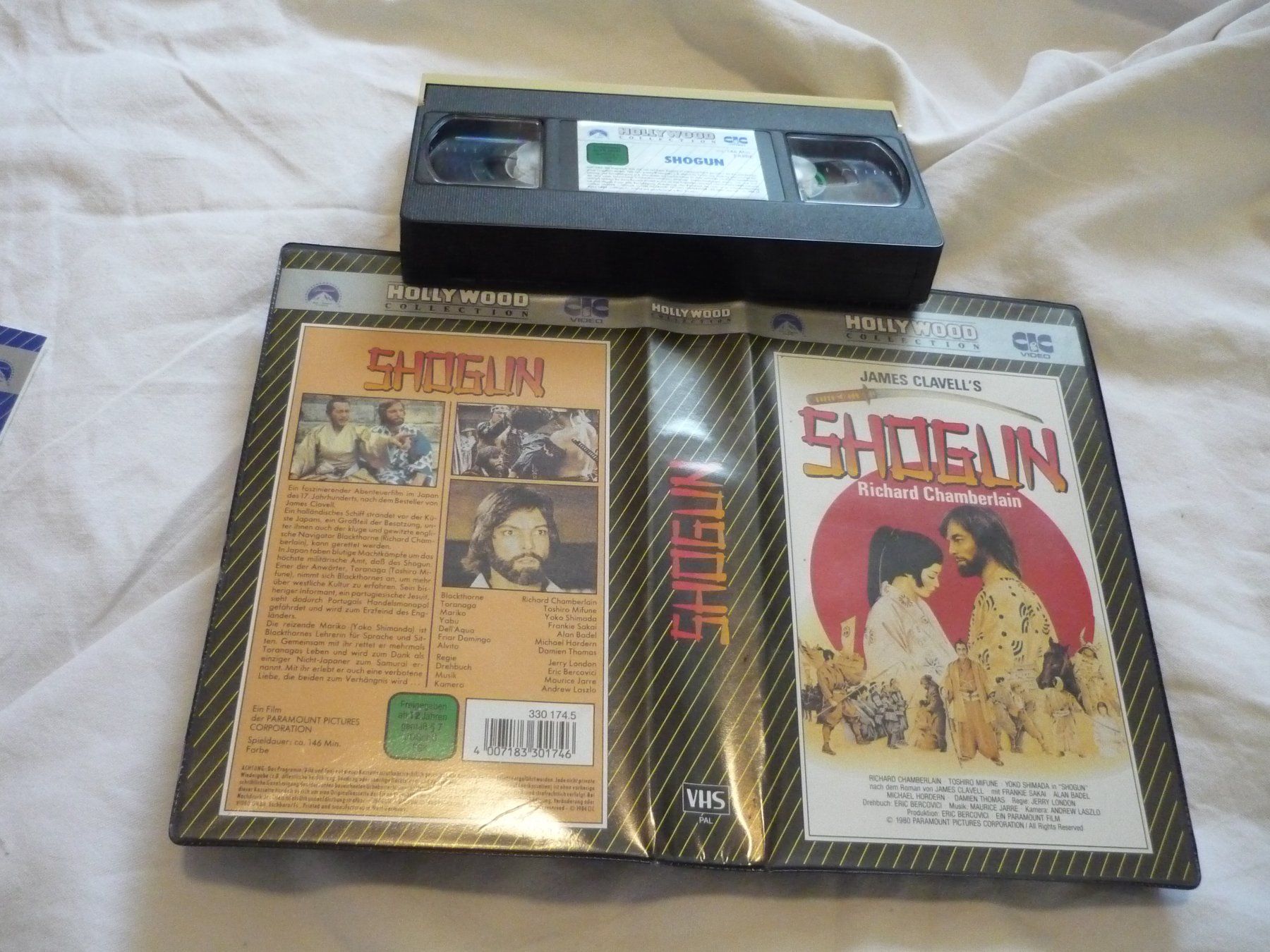 Tutti i VHS: VHS Rarität - Shogun - Richard Chamberlain – Usato da Beringen venduto da Flatretriever 1