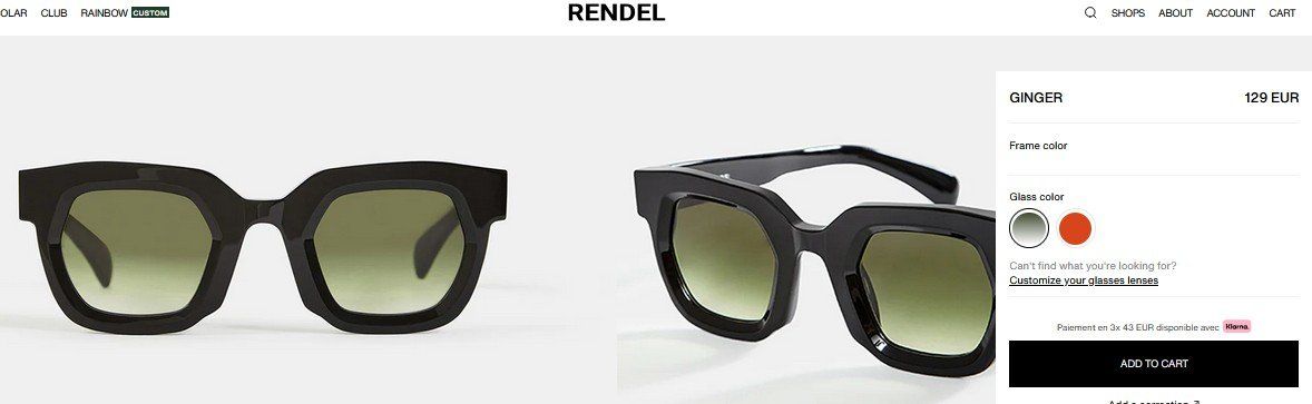 Versace Lunettes & Verres: Rendel Ginger Sonnenbrille / lunettes de soleil – D'occasion à Collonges par arashee 8