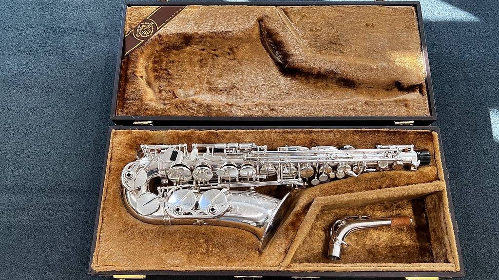 Strumenti musicali: Alt-Saxofon Selmer SA-II versilbert – Usato da Olten venduto da saxofonwerkstatt1 4