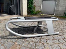 Schlitten Aluminium mit Sitz Grösse 120 cm guter Zustand
