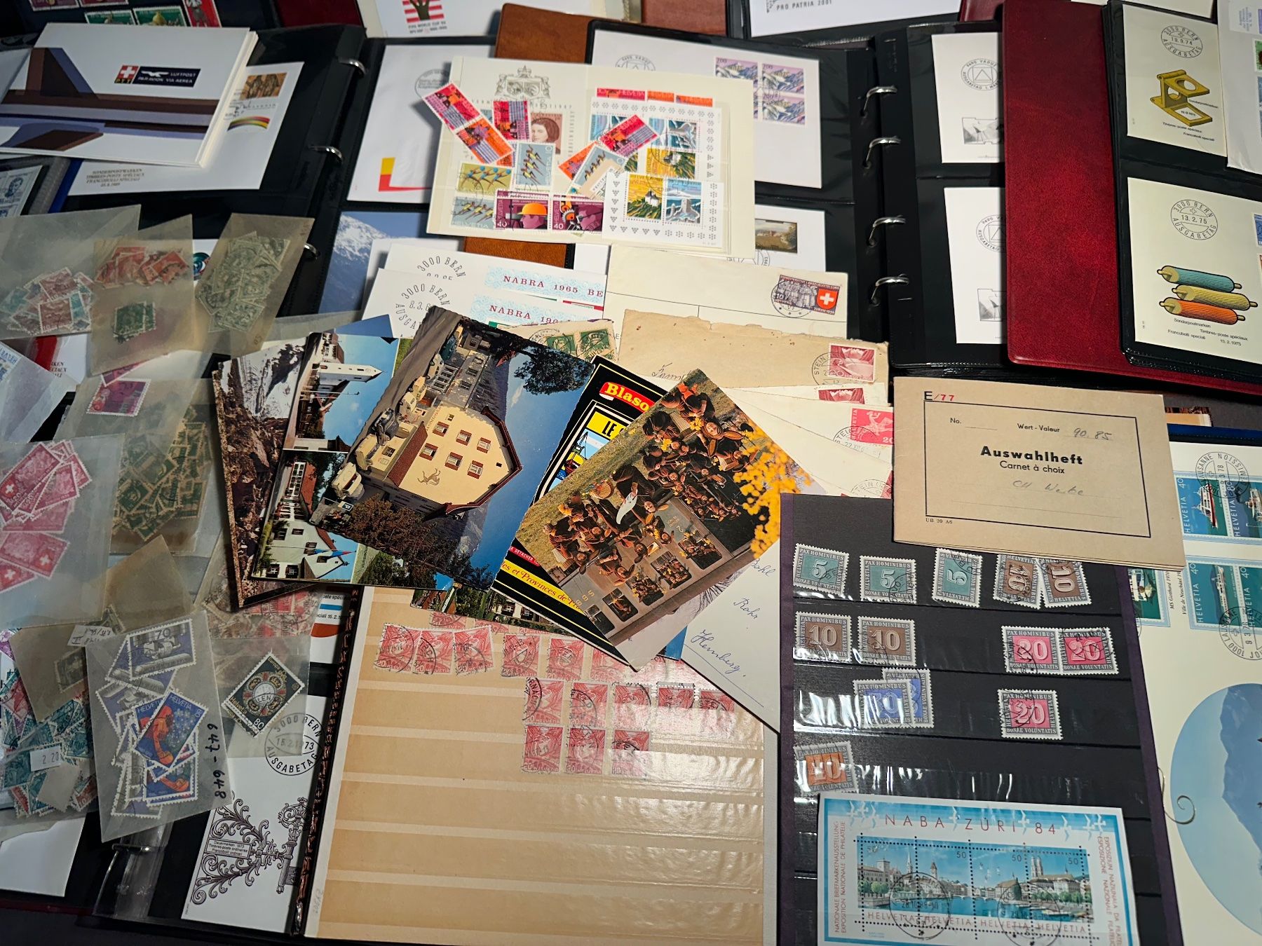 Tutti i francobolli: Briefmarkensammlung Schweiz - Auflösung – Usato da Stettfurt venduto da 2442 5