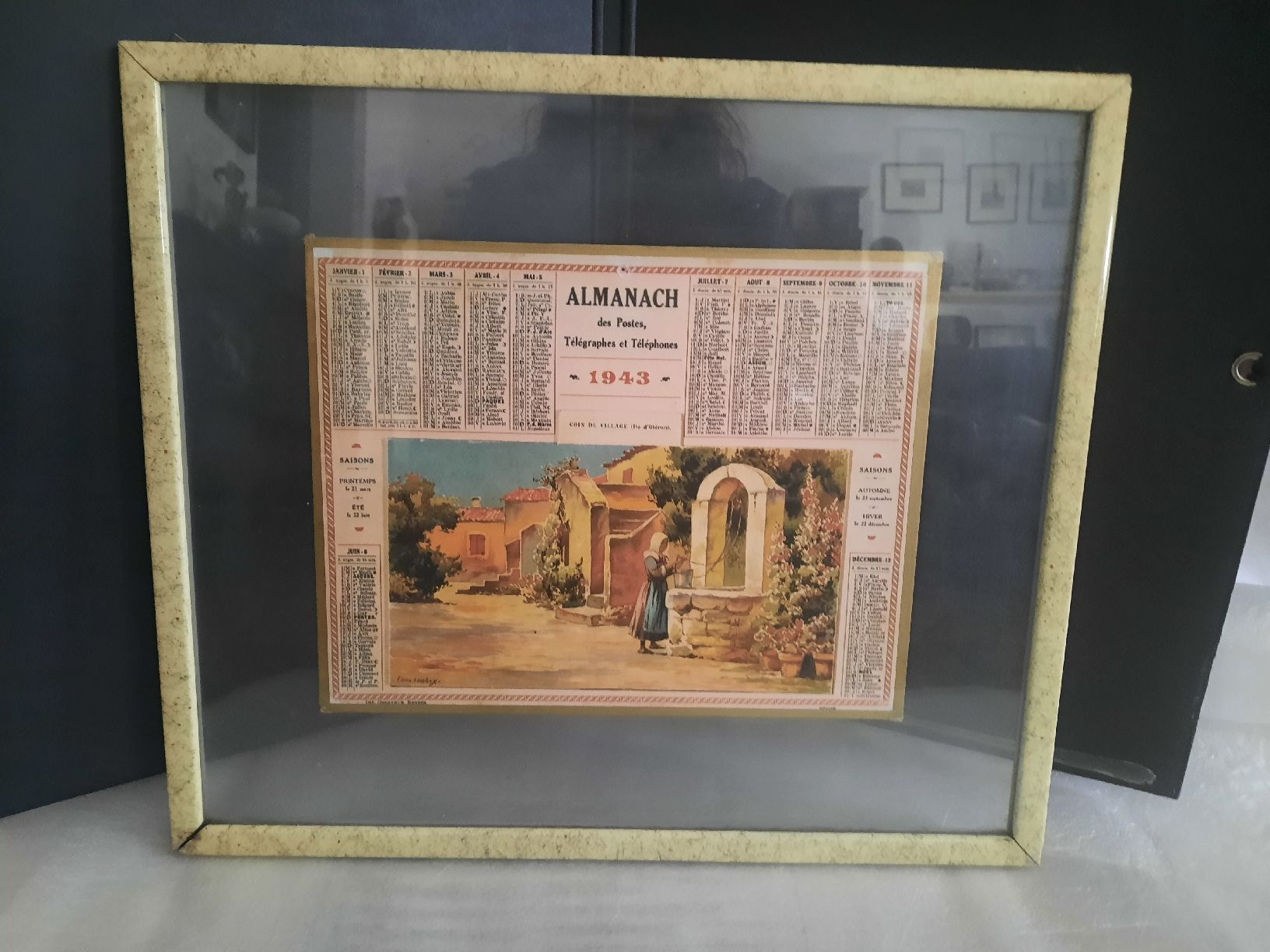 Tableaux: almanacco poste e telegrafo francese 1943 – D'occasion à Biasca par Old_6blh 2