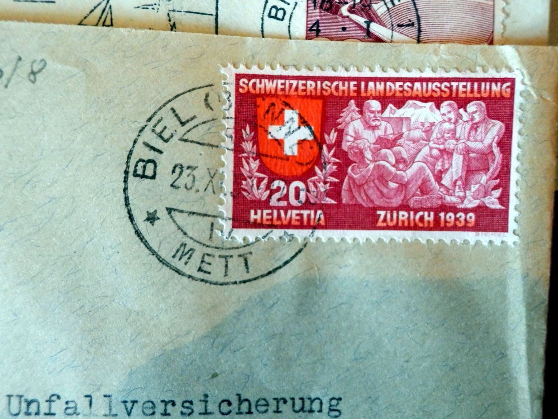 Tutti i francobolli: Lot mit 7 Bedarfsbriefen und Karten – Usato da Ueberstorf venduto da dinbau 2