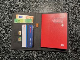 Pass Etui für Reisepass (mit RFID Schutz) GRATIS Versand