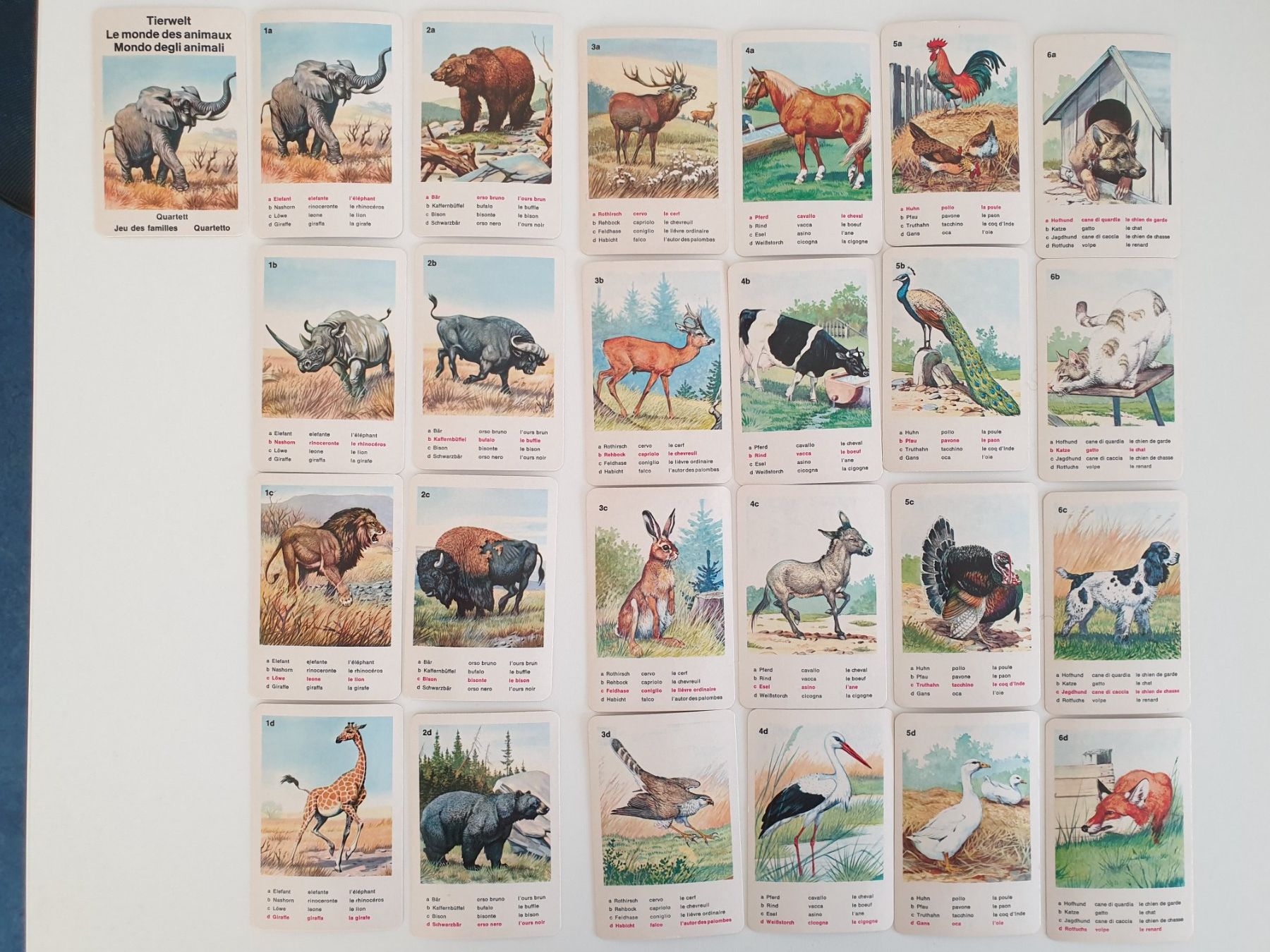 Spiele: Quartett "Tierwelt" – Gebraucht aus Uster von Andreas7 1