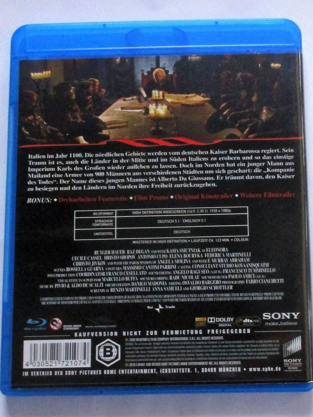 Tutti i DVDs: Barbarossa                                           ©'2009 – Usato da St.Gallen venduto da elk2023 1
