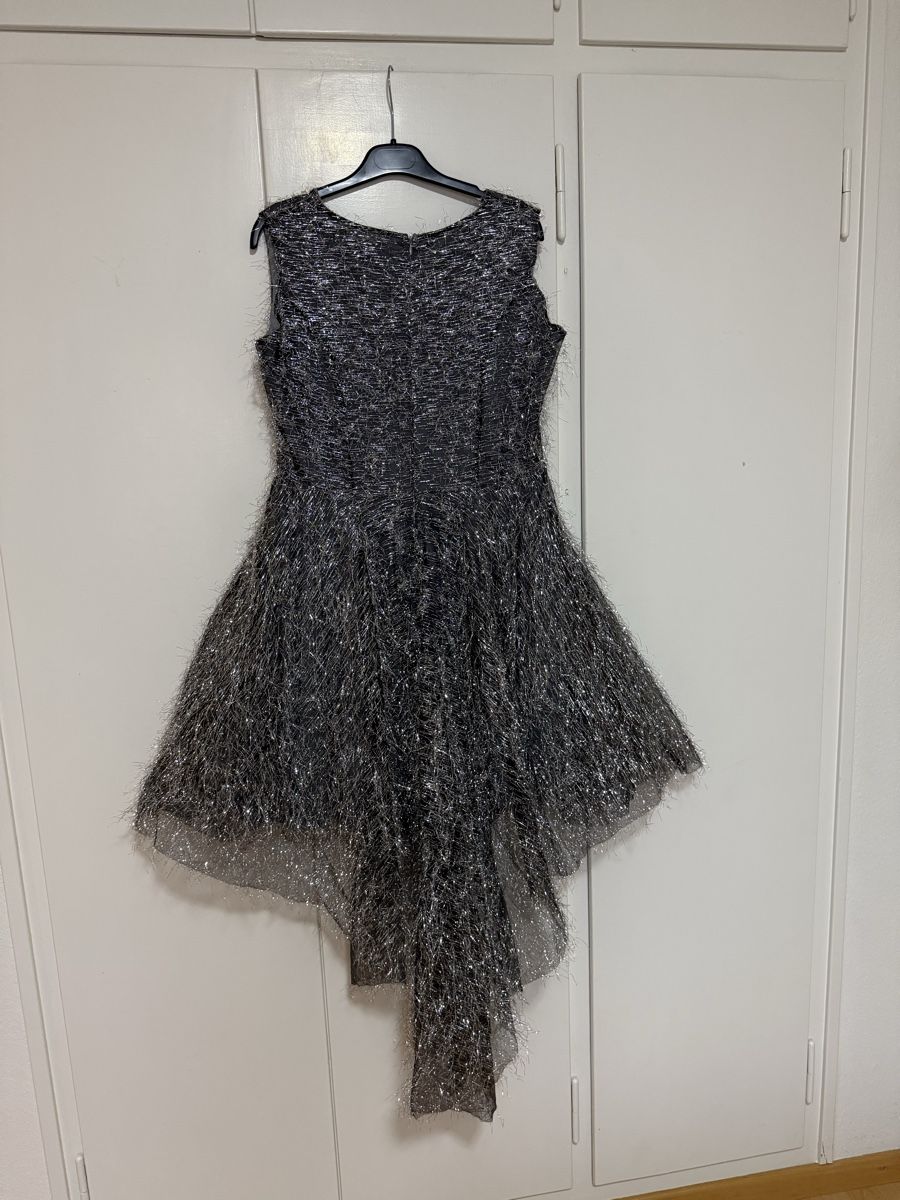 Vestiti: Glitzerndes Cocktailkleid asymmetrisch Gr. 40 – Nuovo (secondo la descrizione) da Zürich venduto da Herbion1 2