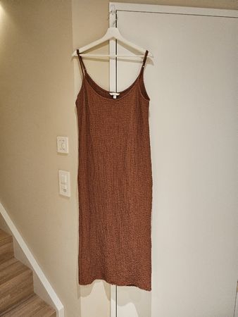 Kleid H&M Waffeloptik rost gr.XL 