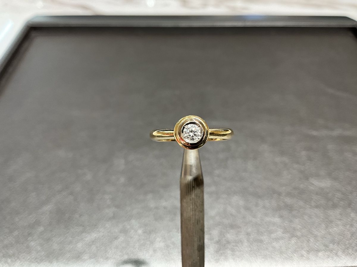 Anelli: Damenring 18k Gold Diamant – Usato da Schaffhausen venduto da glamour-shop 2