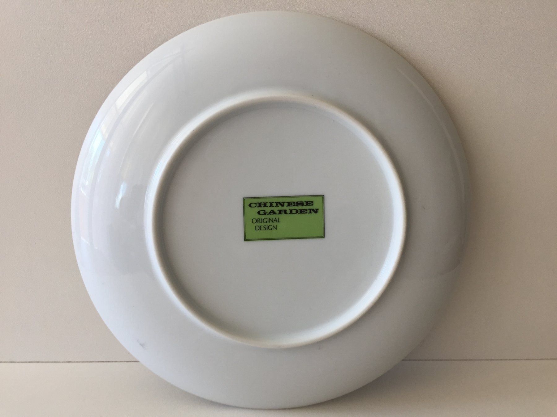 Teller: CHINESE GARDEN ORIGINAL DESIGN Assiette / Teller – Gebraucht aus Cossonay-Ville von Les_1001_perles 5