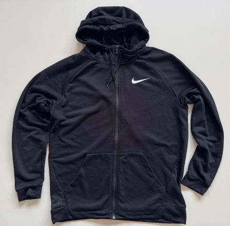 Nike Dri-fit zip hoodie MEN L pullover embroidered logo