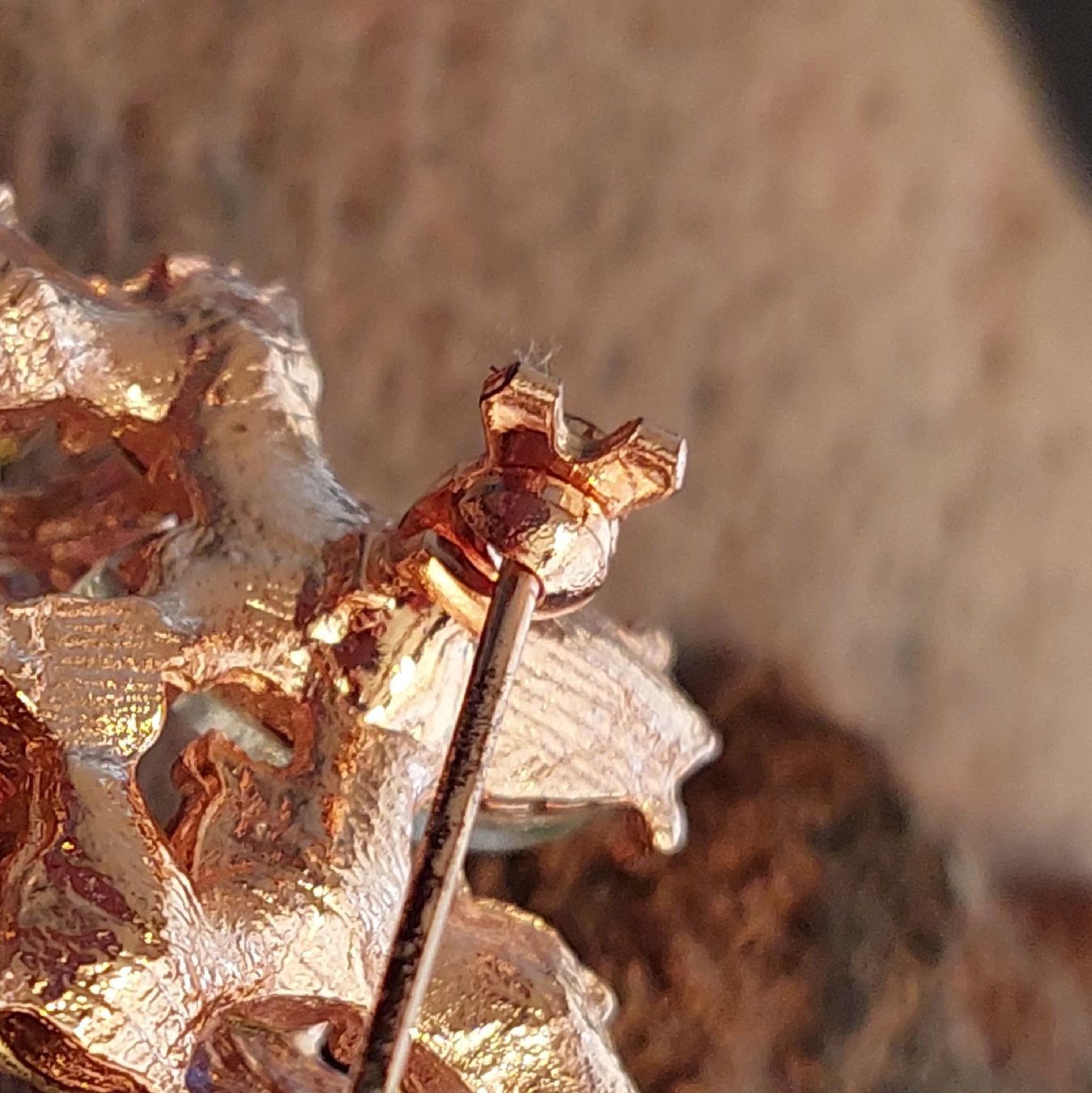 Broschen & Nadeln: Wunderschöne Brosche in Roségold mit Regenbogen-Steinen 5 cm – Neu (gemäss Beschreibung) aus Oberwil BL von Hunajakakku 8