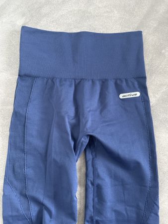 Deedat Active Leggings Damen Blau Grösse L Seamless 90% Nylo