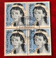 4 er Block Nr.802 mit Stempel Geneve   