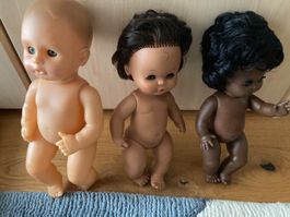3 x Puppen