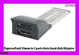 ExpressCard 34mm auf 2 Port eSata Adapte