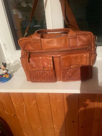 Warren & Parker Leder Businesstasche, Top Zustand!