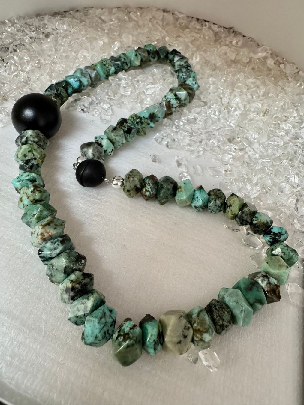 Ketten: Halskette Afrikanischer-Türkis – Neu (gemäss Beschreibung) aus Biberist von tl-schmuck 1