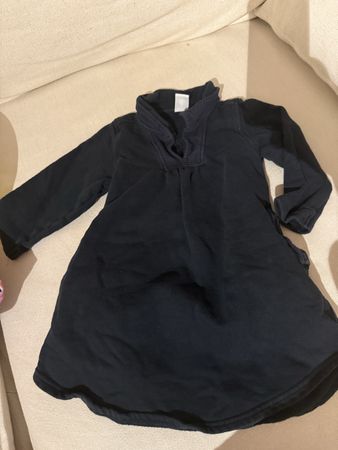 Vintage Petit Bateau Sweatkleid Gr 92