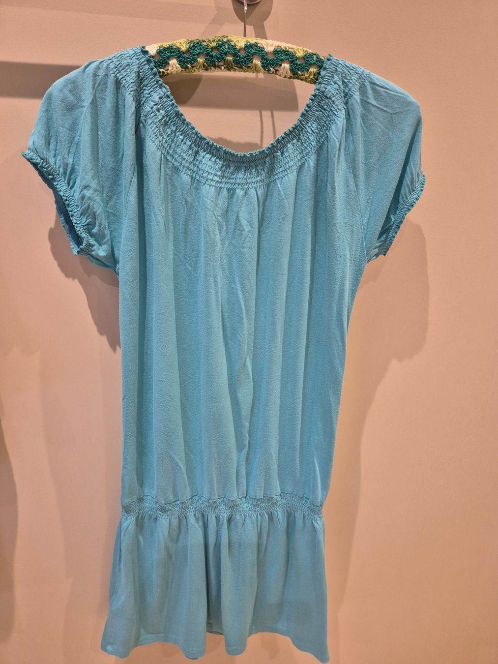 Vestiti: Helles Sommerkleid, türkis, Gr. 34 – Usato da Dietikon venduto da grafad 1