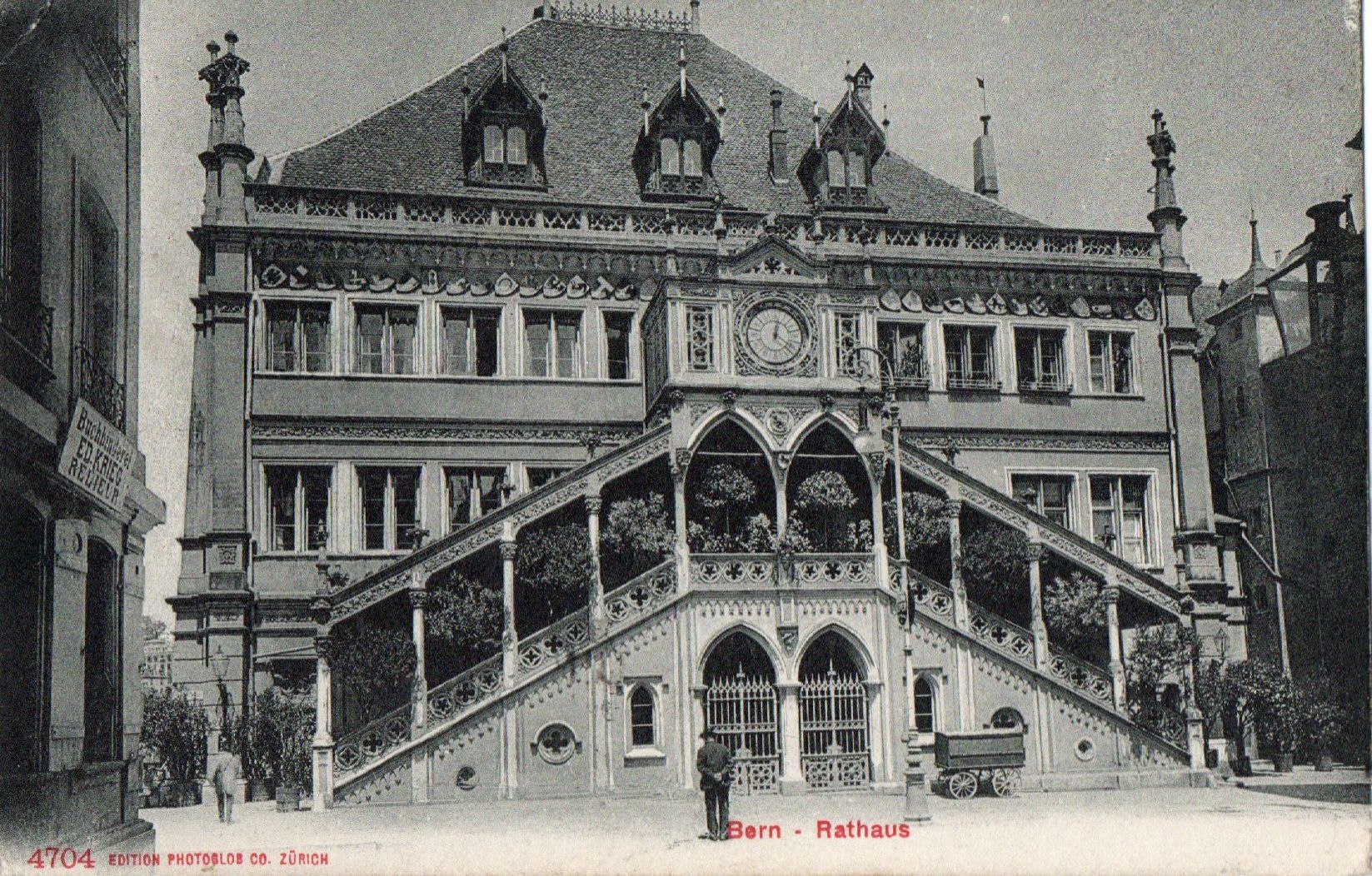 Cartoline postali: Bern - Rathaus – Usato da Melano venduto da pisonsdro