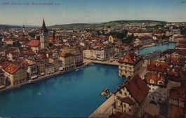 ZÜRICH vom Grossmünster aus - 1930